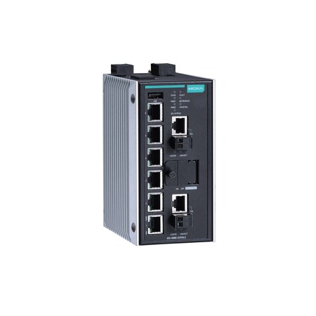 Moxa Mgd Vdsl2 Eth Swtch, 6 FePrts, 2 Vdsl2Prts, 12/24/48, Iex-408E-2Vdsl2-Lv IEX-408E-2VDSL2-LV